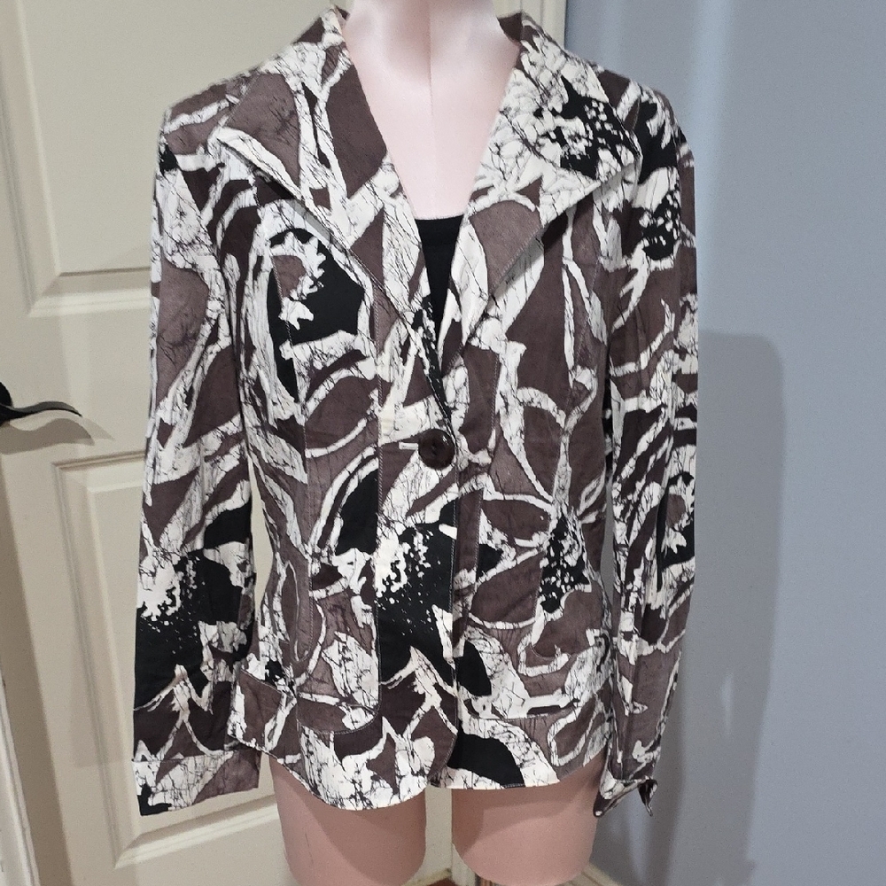Women's Abstract Print‎ Jacket